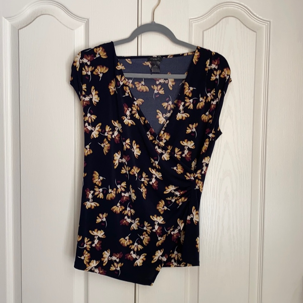 Ann Taylor floral blouse